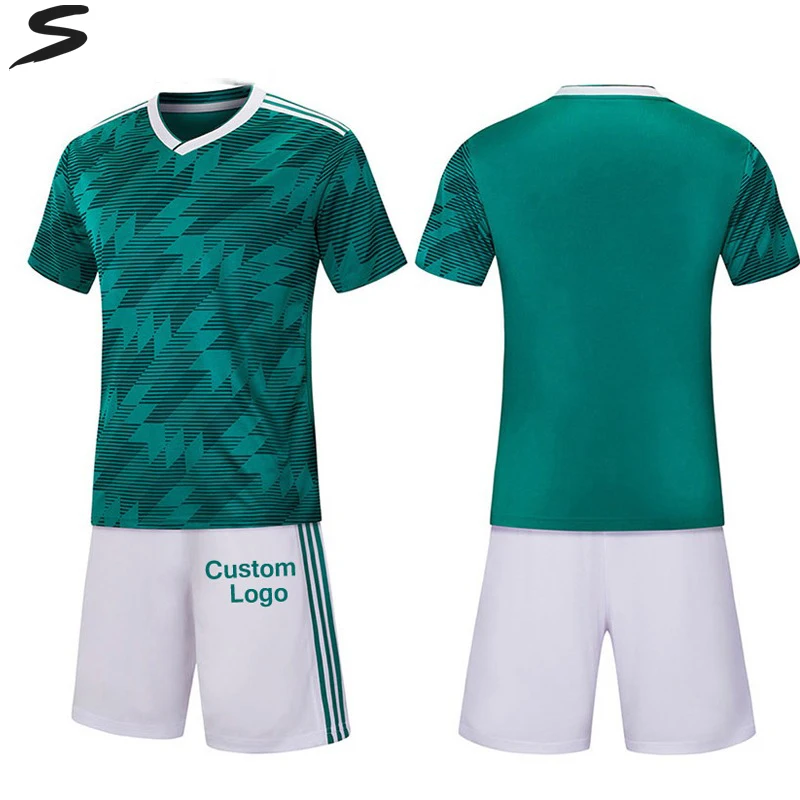 Soccer Uniform Kit Set Custom Sublimation Sports Accept Customized Logo Sportswear for Unisex Half Sleeves