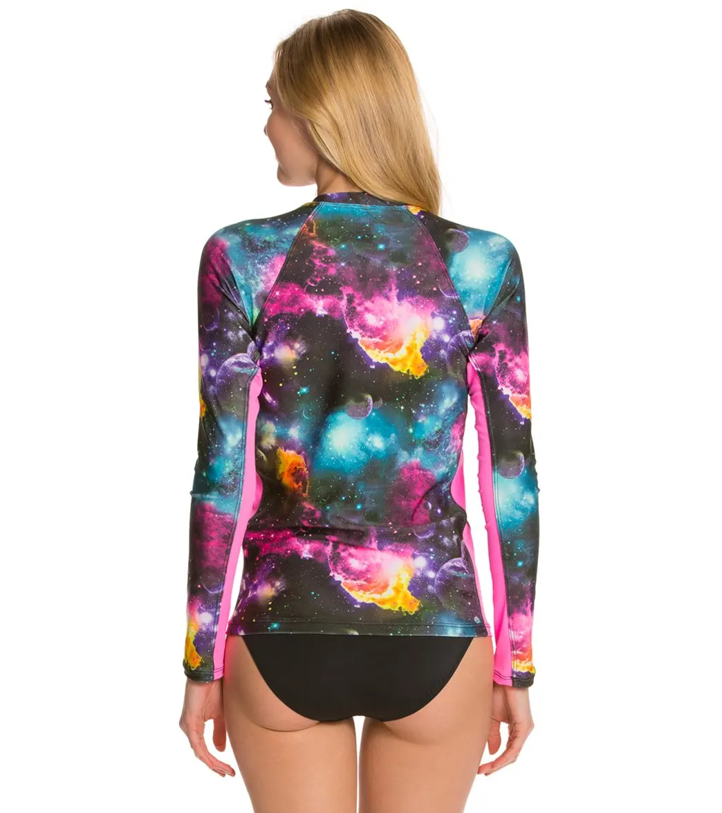 Professional Long sleeve women swimming T shirt rash guards shirt lady rashguards swimwear