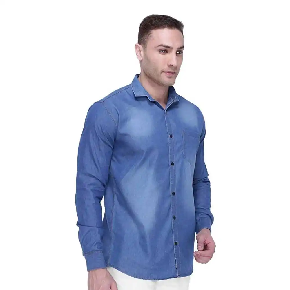 Best Selling Oversized Loose Fit Fashionable Casual Shirts For Men Denim Made New arrival Shirts
