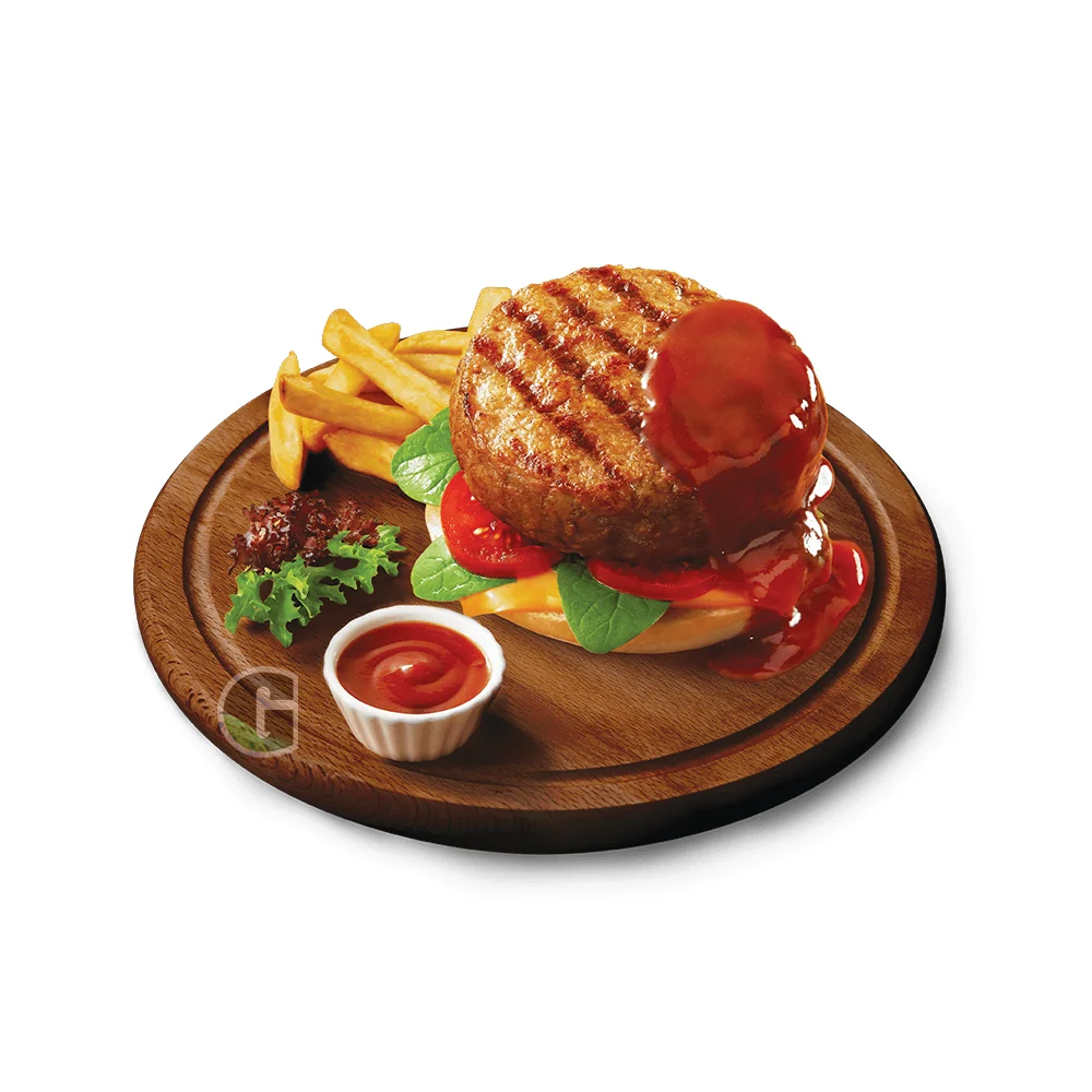 Специальный свиной гамбургер с соусом для барбекю, высокое качество (замороженные), тщательно упакованный и вкусный вкус из Вьетнама