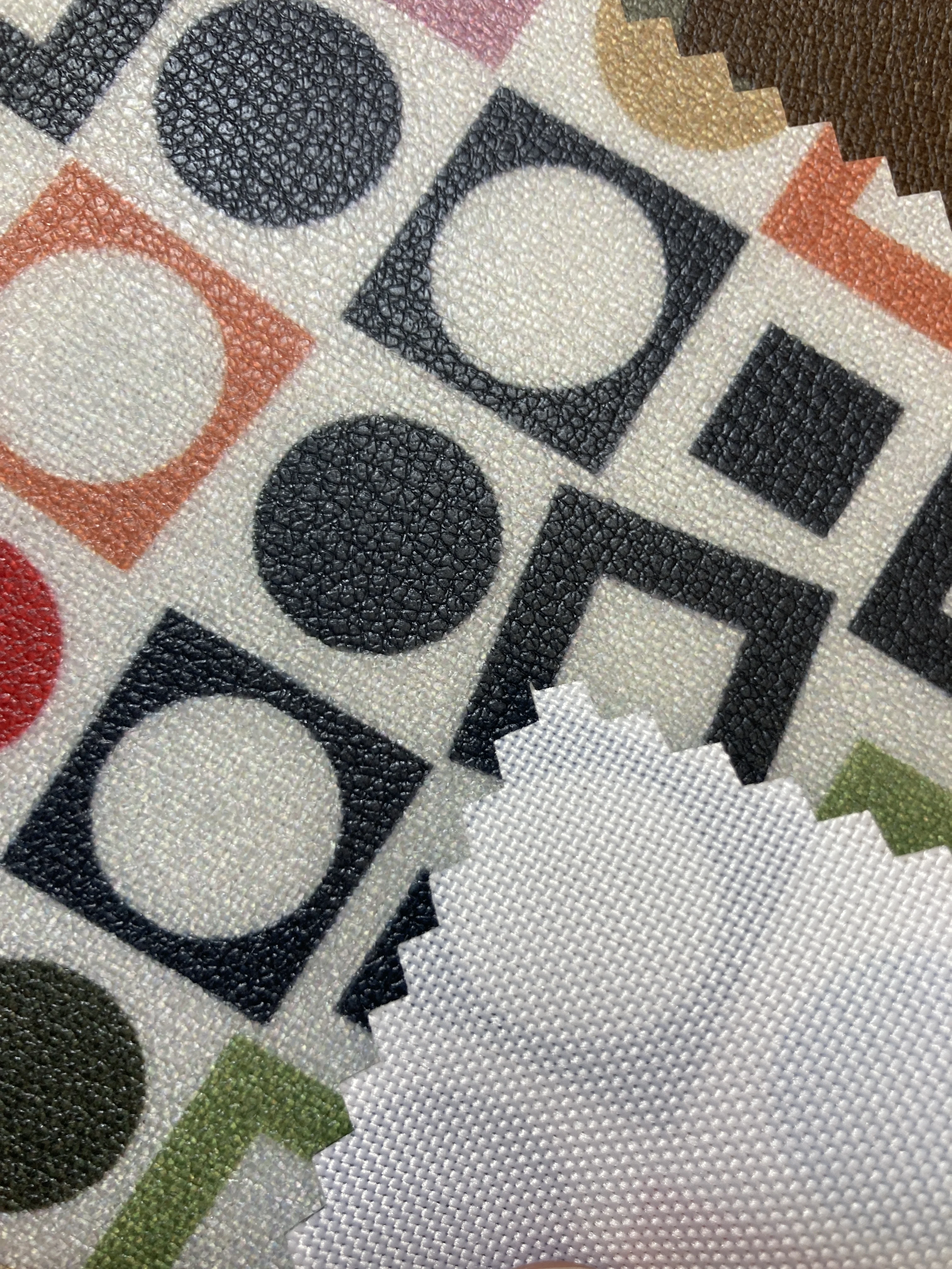 Переработанная полиэстеро-600Dx600D 80т/печати/ТПУ кожаный 0,30 мм OEKO-TEX