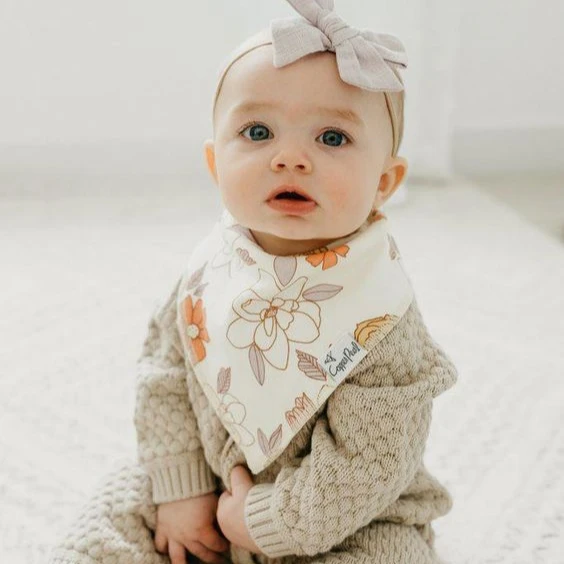 100% organic cotton baby bandana bibs from Indian manufacturers.