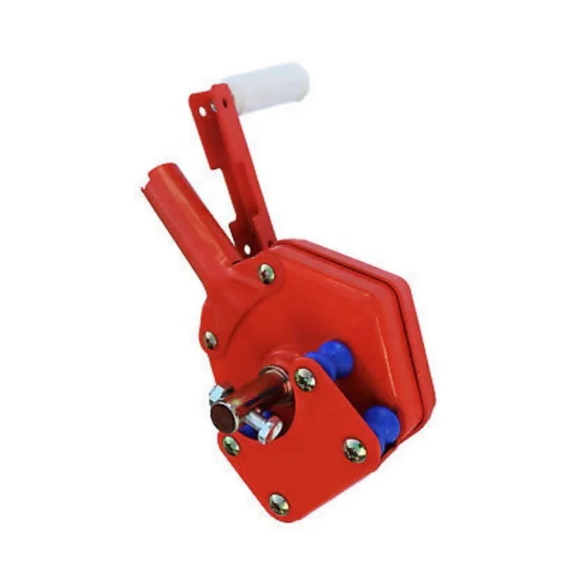 Manual roll up unit ventilation system on the side of plastic film manual side colling system