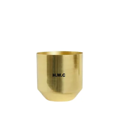 Classic Solid Brass Planter for Home Garden Hotel Office Indoor / Outdoor Decoration by Handicrafts World Corporation India