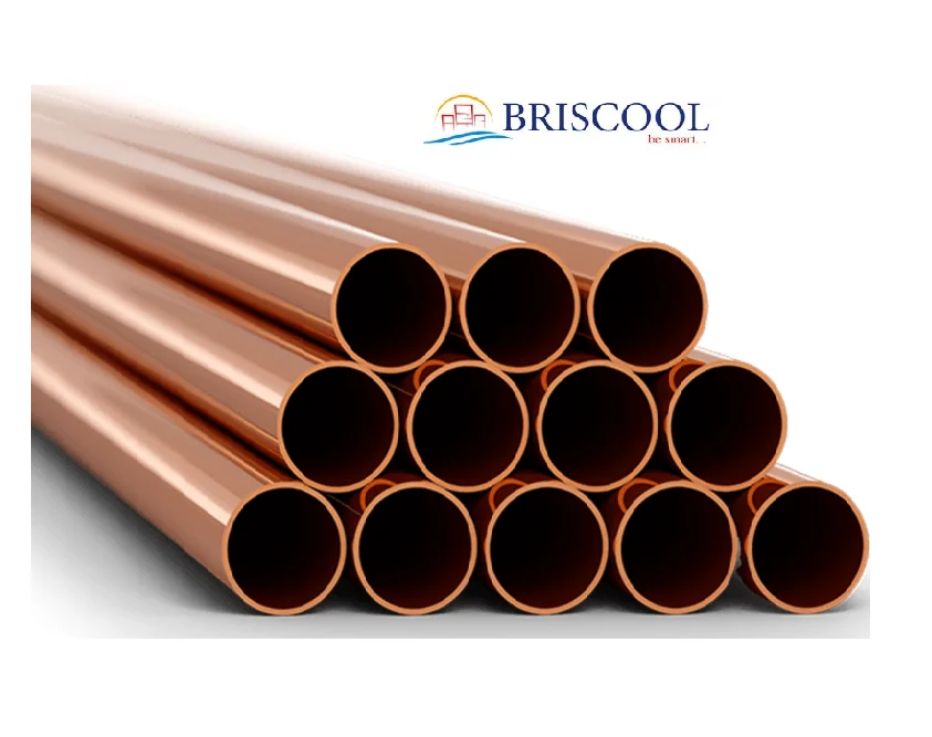 Straight Copper Tube SALES Straight Lengths Refrigeration BRISCOOL Copper Tube Ac Copper Pipe For Air Conditioners