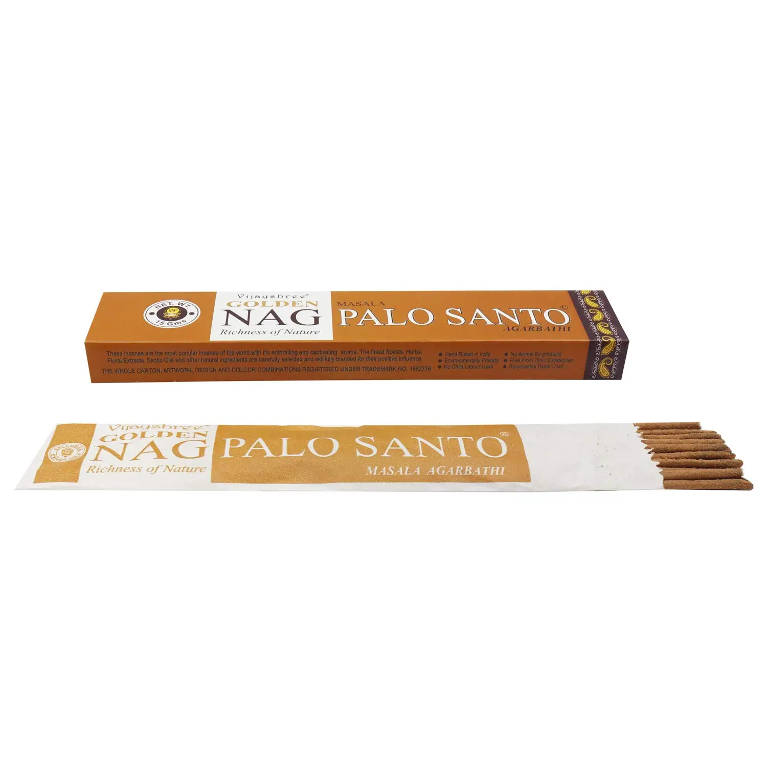 Private Brand Palo Santo Masala Handrolled 15gram Raw Incense Sticks
