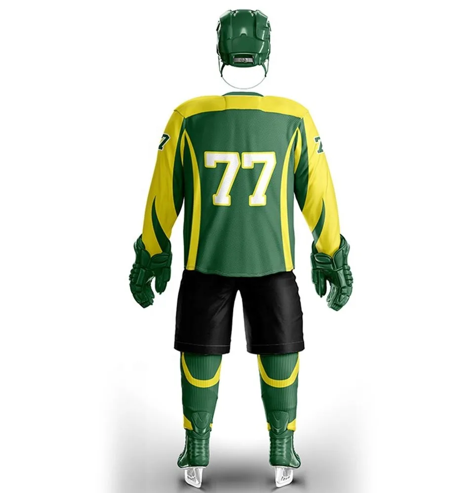 Оптовая продажа дизайнерская дышащая тренировочная одежда униформа для хоккея с шайбой