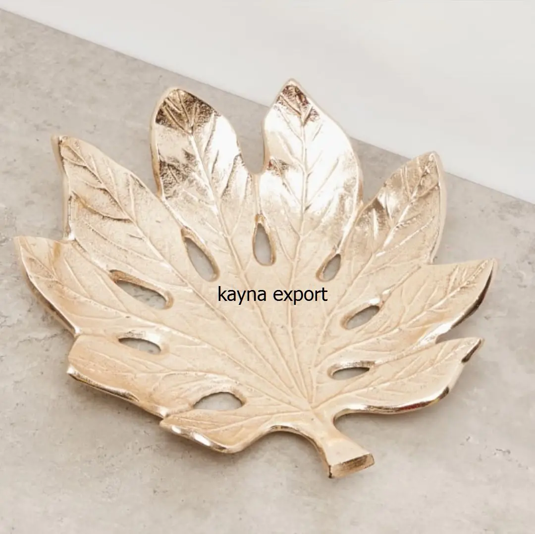 designer brass platted metal fancy bowl fancy gold plated bowl for chips and dips use at competitive discounted price