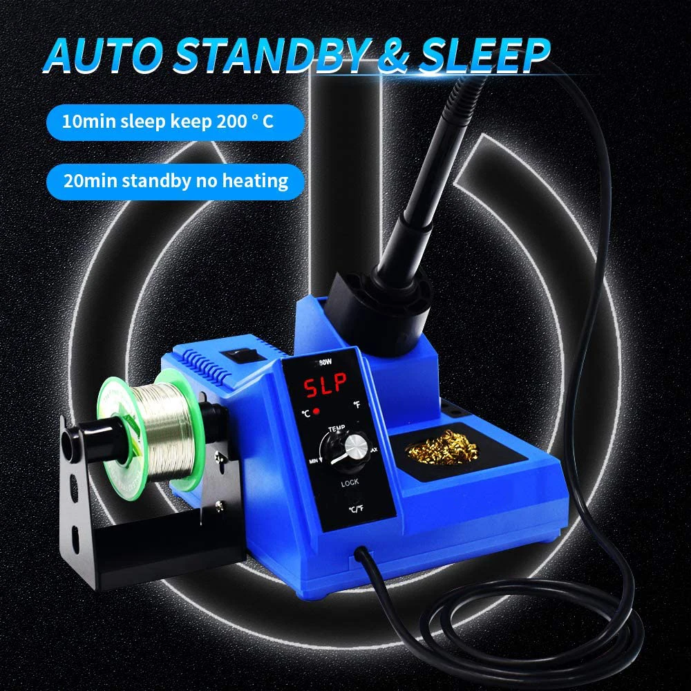 Sugon 80W Digital Soldering Iron Station with Electronic Temperature and Calibration Control for Cell-Phone PCB IC Repairing