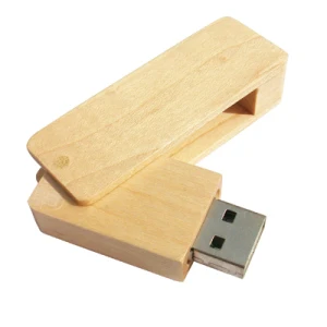 Оптовая продажа деревянный поворотный USB флеш-накопитель на заказ 1 ГБ 4 16 гравировка Пользовательский логотип 128 256