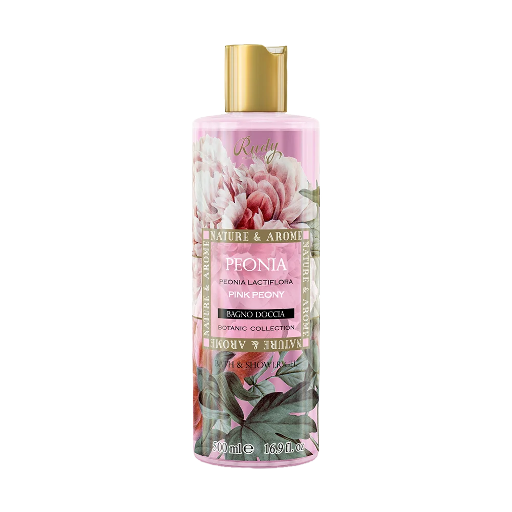 
 Гель для душа и ванны, 500 мл, Розовый пион, пузырьки для взрослых и женщин, натуральный размер, массажный  
