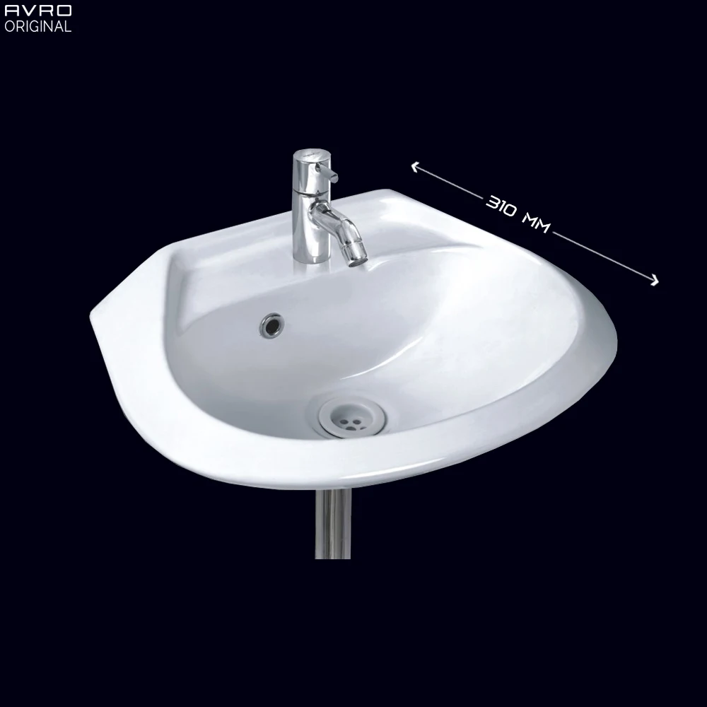 Best Heavy  Wall Hung wash Basin office Use Ceramic Wall Hung Wash Basin Sinks