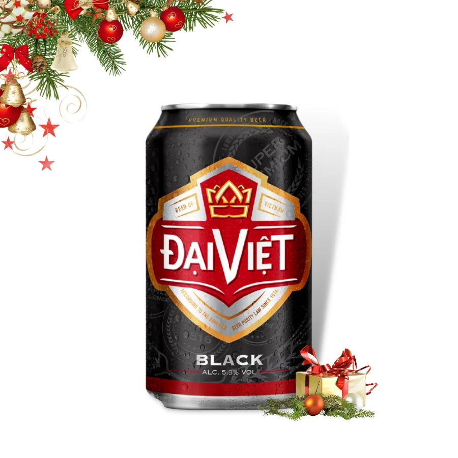 Hot sale alcoholic beverages Black beer Vietnamese wine Daiviet beer