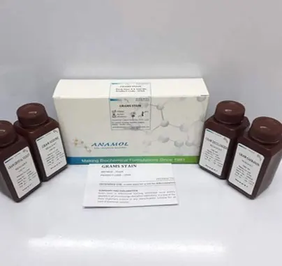 Anamol Gram Stain Kit For In-Vitro Diagnostic Use Only