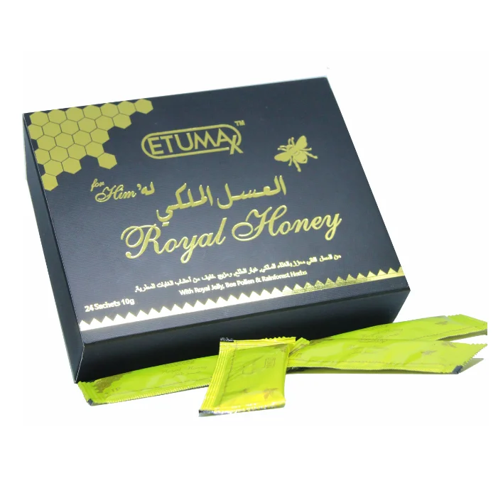 
Full Nutrition Dietary Supplement Brix 2 % Rich In Vitamins Royal Honey Etumax For Men 10g Per Sachet 