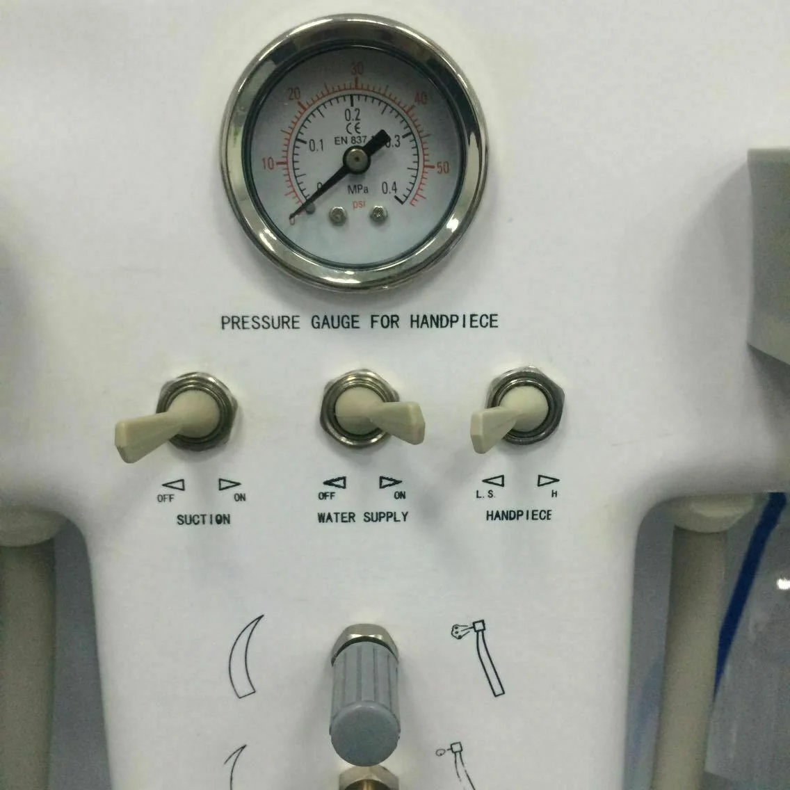 Горячая распродажа! Портативный блок всасывания с воздушным компрессором, лампа отверждения УФ LED свет для снятия зубного камня 2 портативная стоматологическая установка GU-P206S