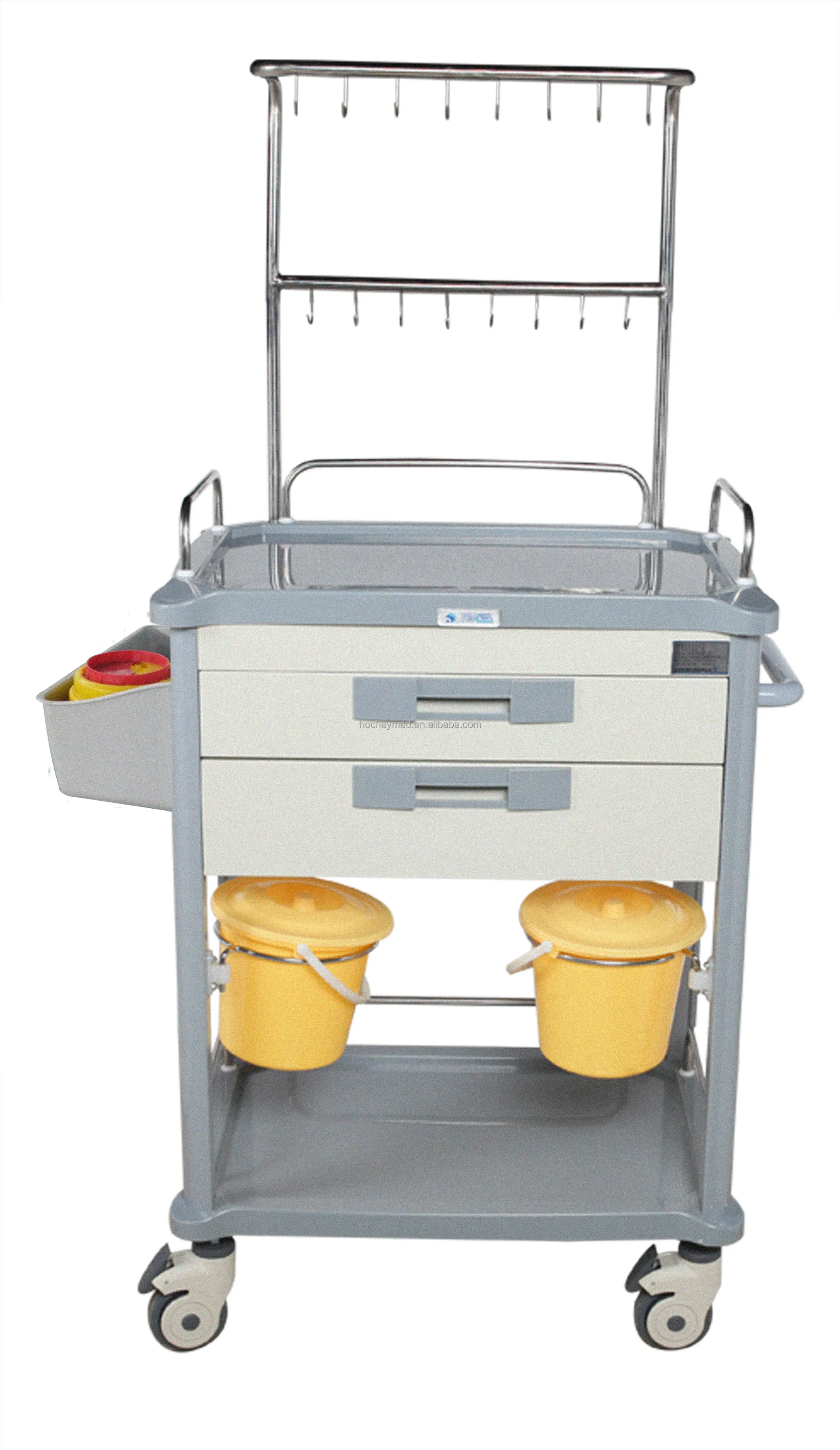 mobile abs emergency trolley hospital crash cart medical trolley price