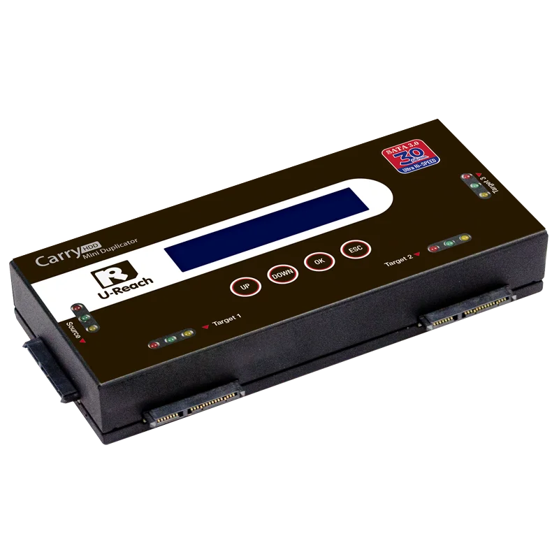 1 to 3 High Speed Duplicator & Data Eraser for 2.5 SATA HDD SSD 3.5 SATA HDD SSD