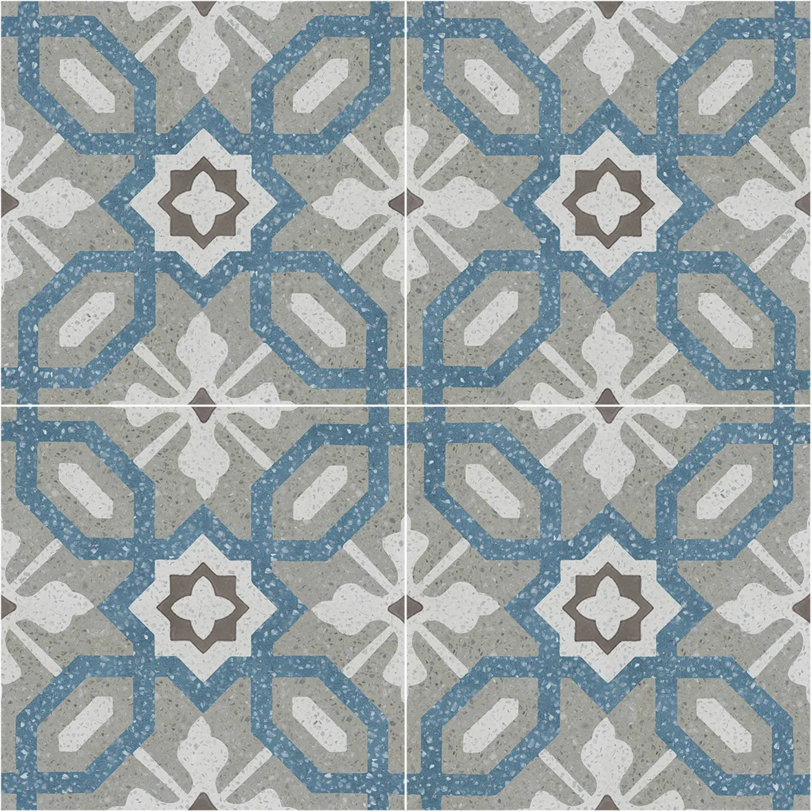 Unique terrazzo cement tiles