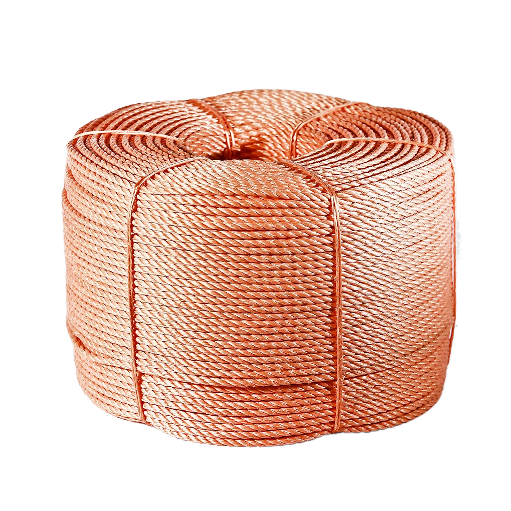 Vietnam 3 strands twisted polypropylene packing rope factory price PP packaging rope chains