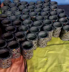 Terrazzo Bakhoor Oud Mubkhar Burner Wholesale Aromatic Scent Home Fregnance Oud India For Middle East Burner