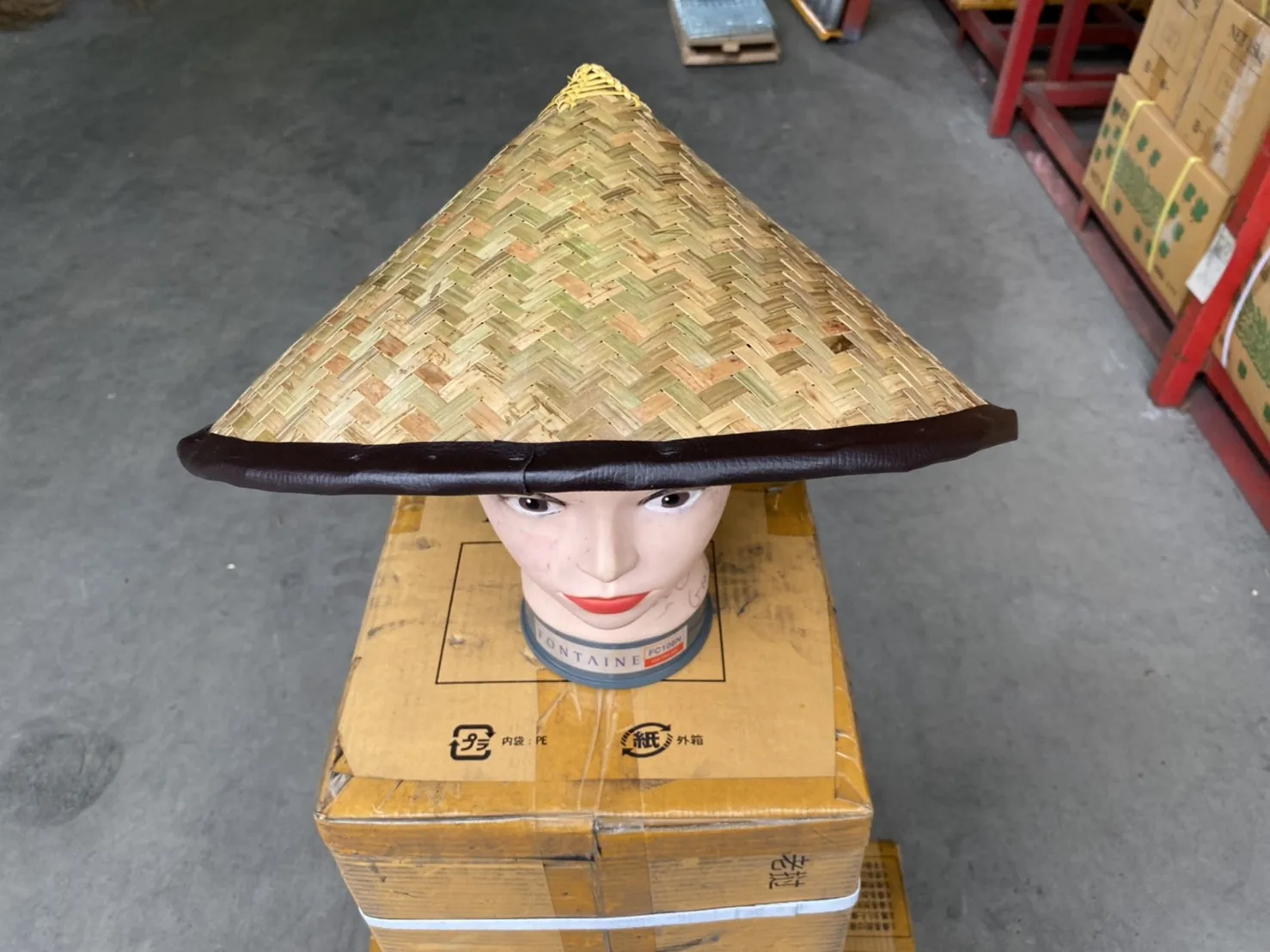 Экологически чистая биоразлагаемая уникальная ручная работа вьетнамская Бамбуковая Шляпа