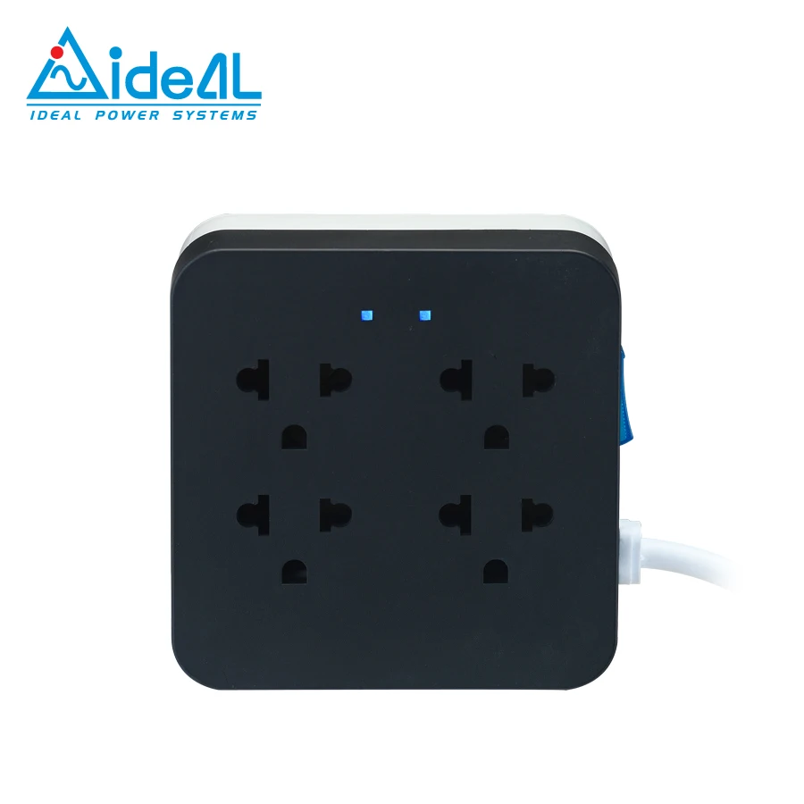Сетевой фильтр 4 USB/стабилизатор напряжения с универсальными розетками