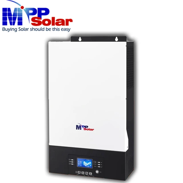 PIP5048MKX 5000w 48v 230v MPP Solar inverter WiFi 100A MPPT charger high PV input 500v 0 transfer time Parallel pure sine wave