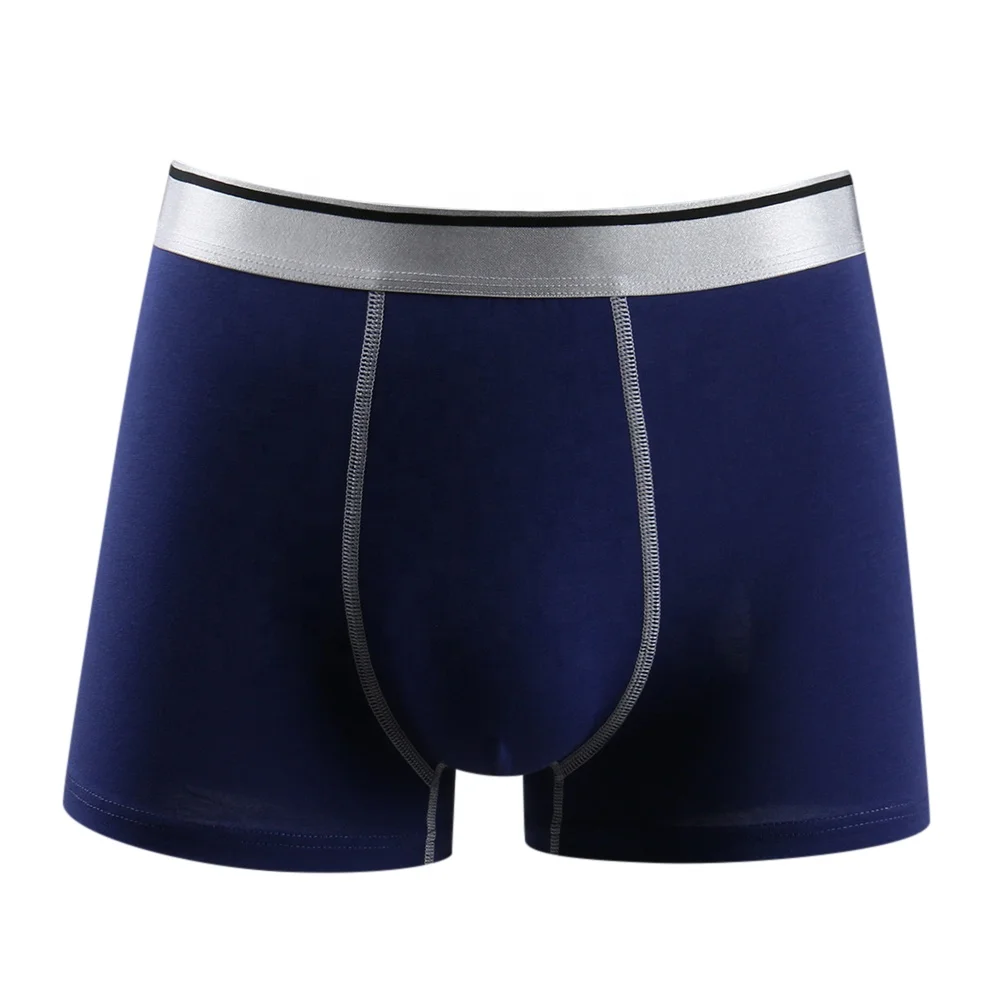 Новые однотонные дышащие поглощающие пот сексуальные мужские боксеры индивидуальная модель хлопковые модные повседневные мужские боксеры с плоским ртом оптовая продажа