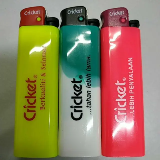 Factory Custom Bulk Cheap Plastic Gas Disposable Cricket Lighters.