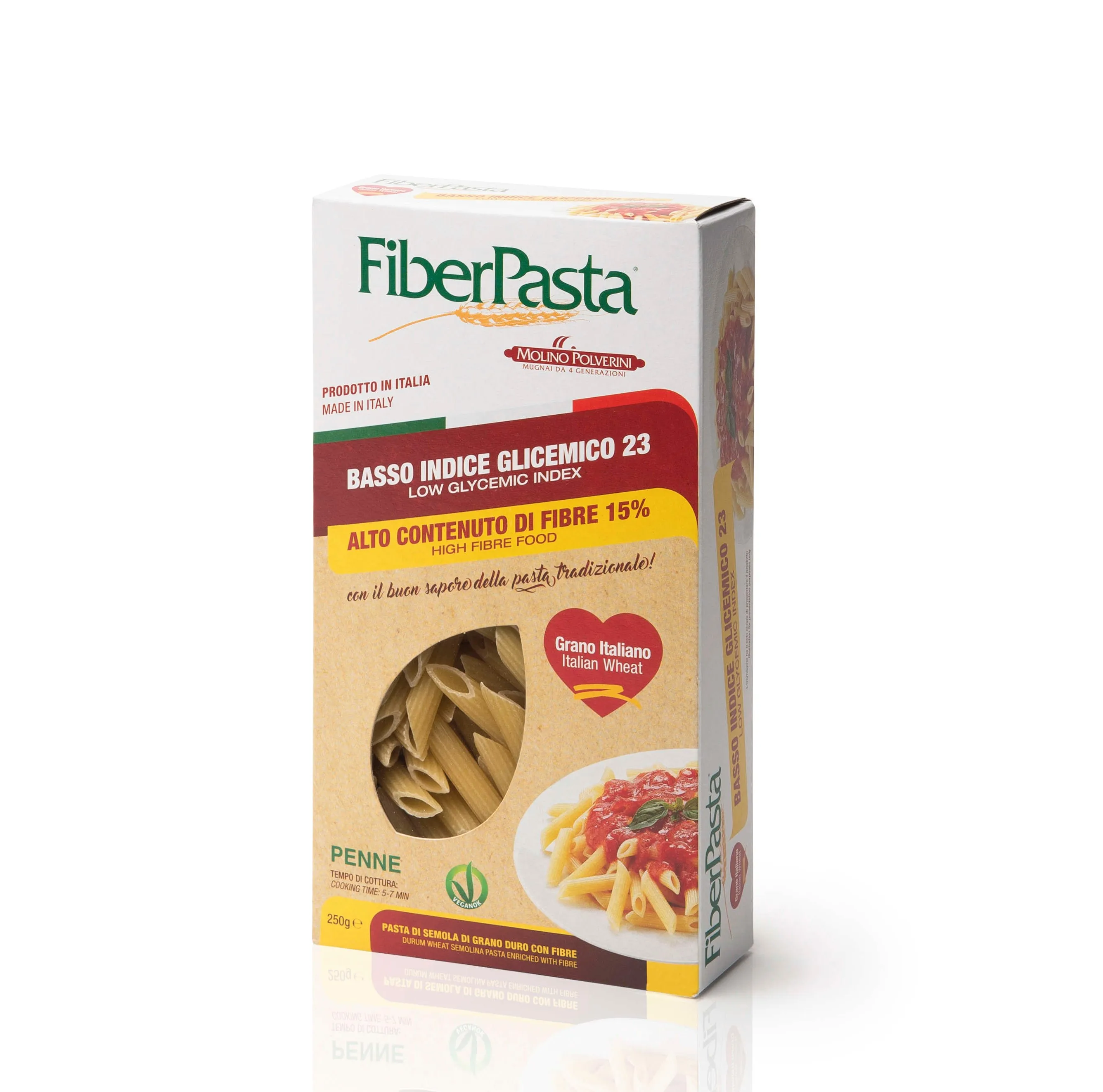 Итальянская Паста с низким содержанием глицемика Премиум-Качества, 250 г-волокна с высоким содержанием волокна и низким содержанием никеля-паста с преимуществами