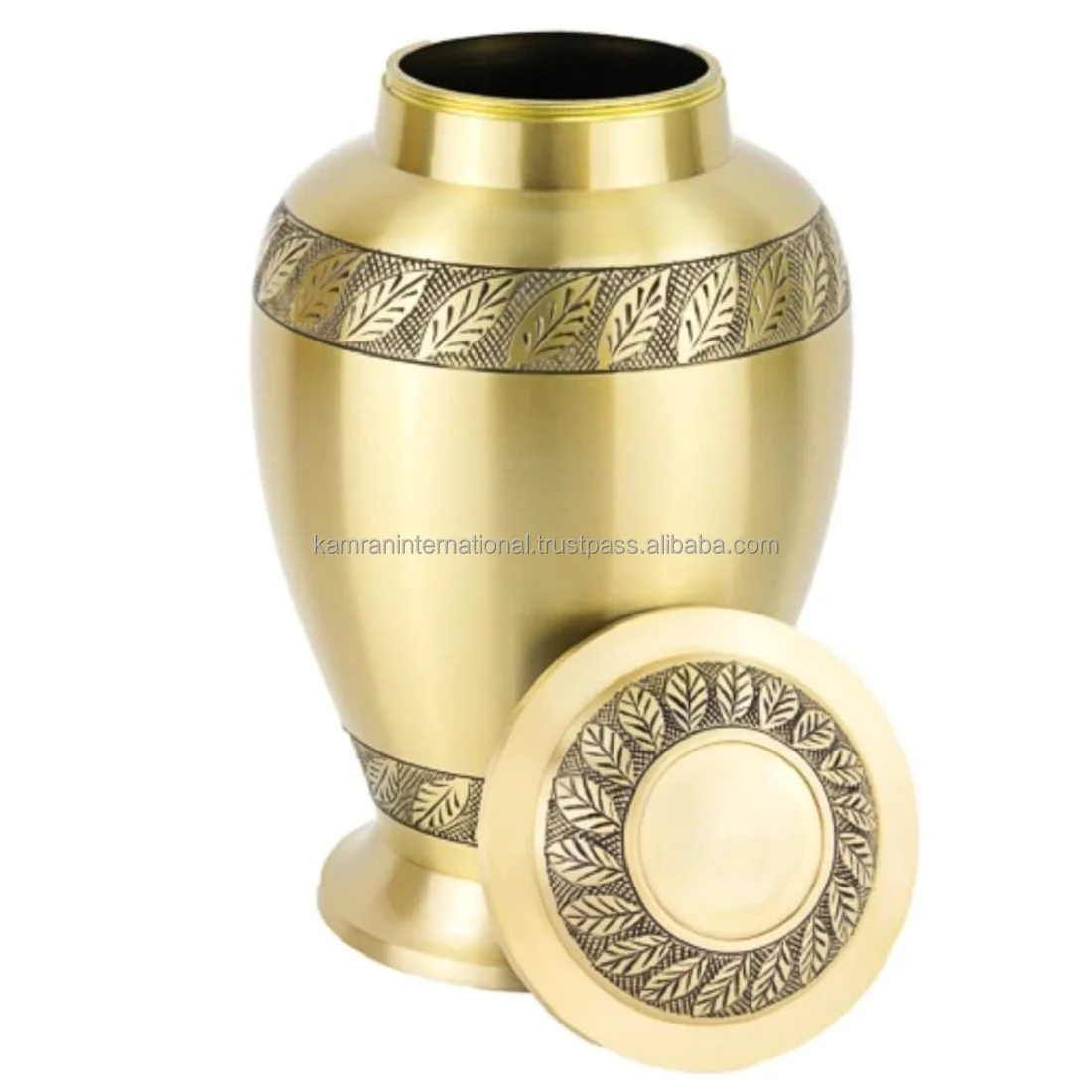 Antique Cremation Urns For Ashes & Red Bag Unique Design Cremation Urns Solid Cremation Urns