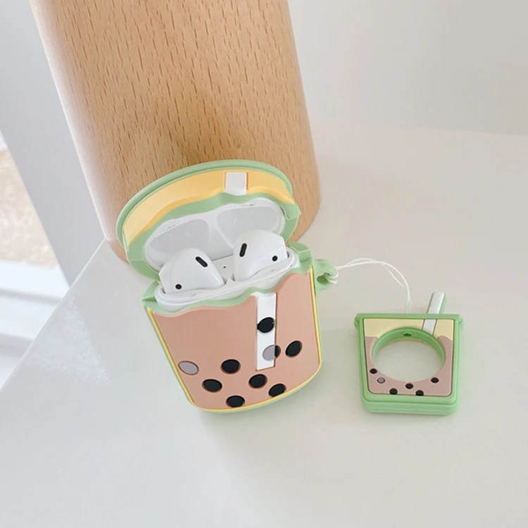 Milk Tea For Airpods Case For Airpod Case Bubble Tea For Airpods Case Keyring
