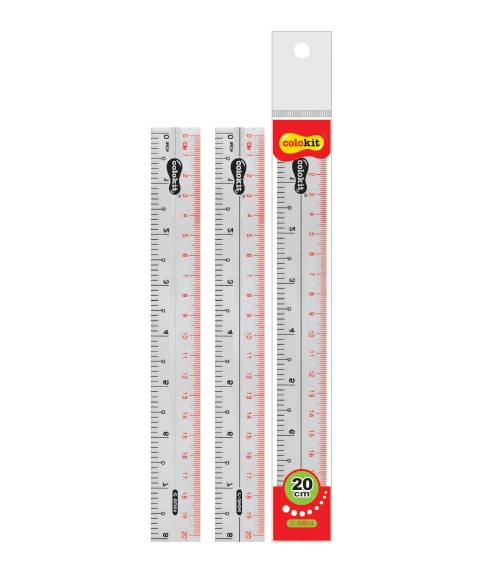 High Quality Folded Promotion Ruler Straight Ruler C-SR04 with Plastic Material