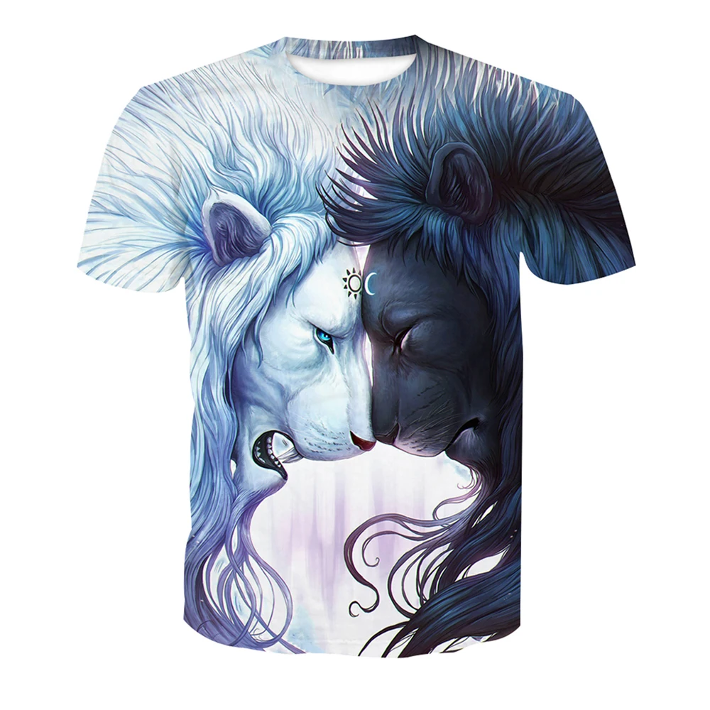 Men Cool Custom Design Digital Print Sublimation 3D T Shirt