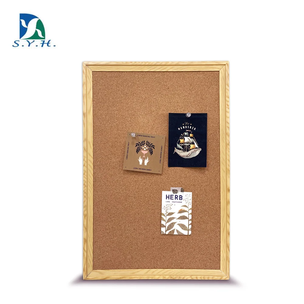 
Classy Imitated Wooden Frame Memo Pin Board Cork Board Bulletin Board Wall Decor 
