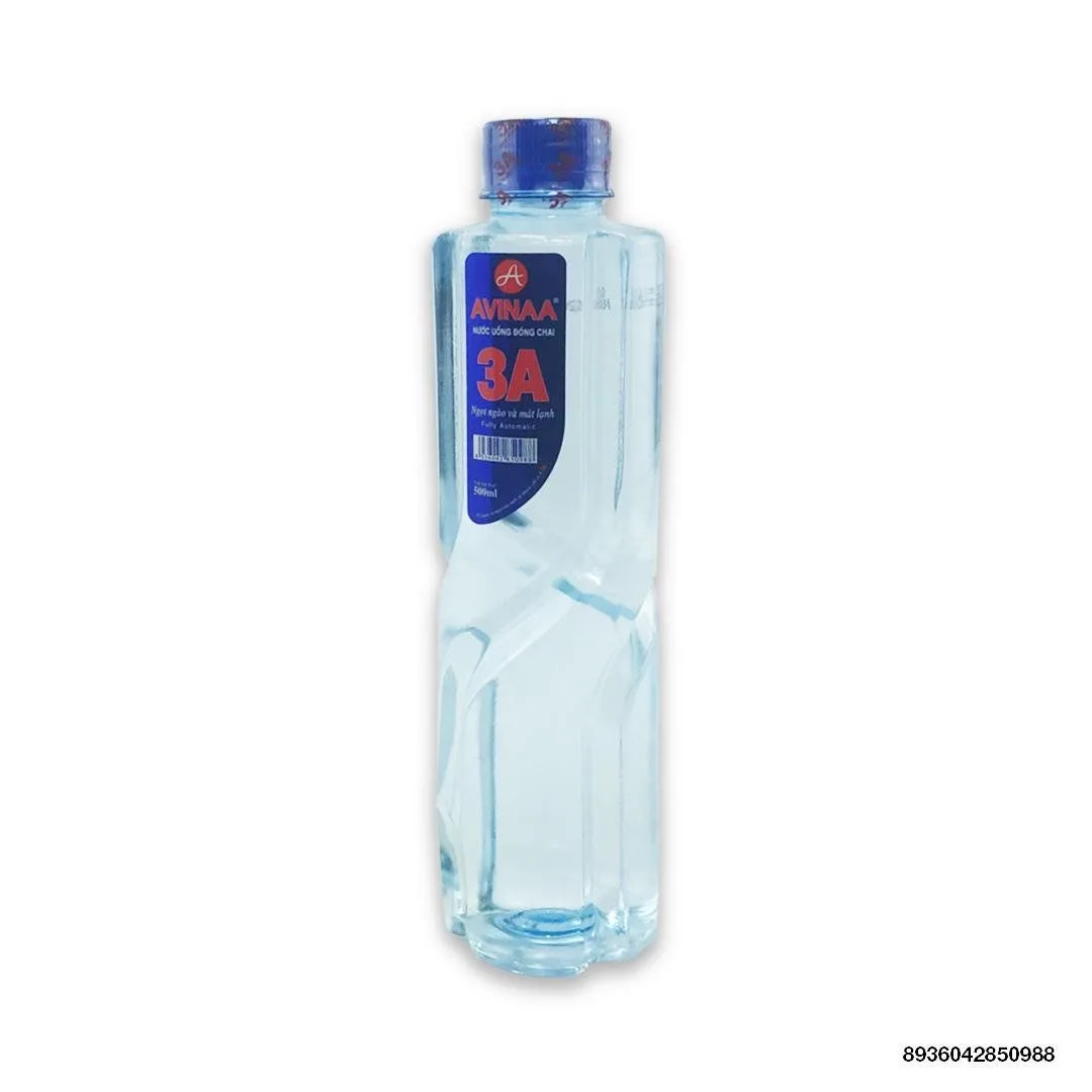 Drinking Water Beverage Ground  3A 500ml Pure Water In Plastic Bottle Packaging Made in Vietnam 2021
