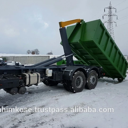  Мусоровоз с крючком и поворотным рычагом