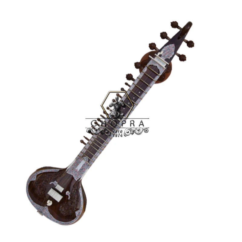 
SITAR PEACOCK INDIAN DOUBLE TUMBABUY PROFESSIONAL QUALITY PEACOCK DOUBLE TUMBA SITARFULLY TUNED SITAR, FULLY DECORATED 
