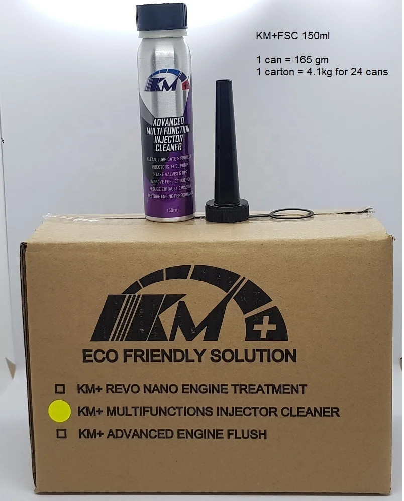 KM+ Advanced Multi Function Injector Cleaner. Cleans & Lubricates Fuel system