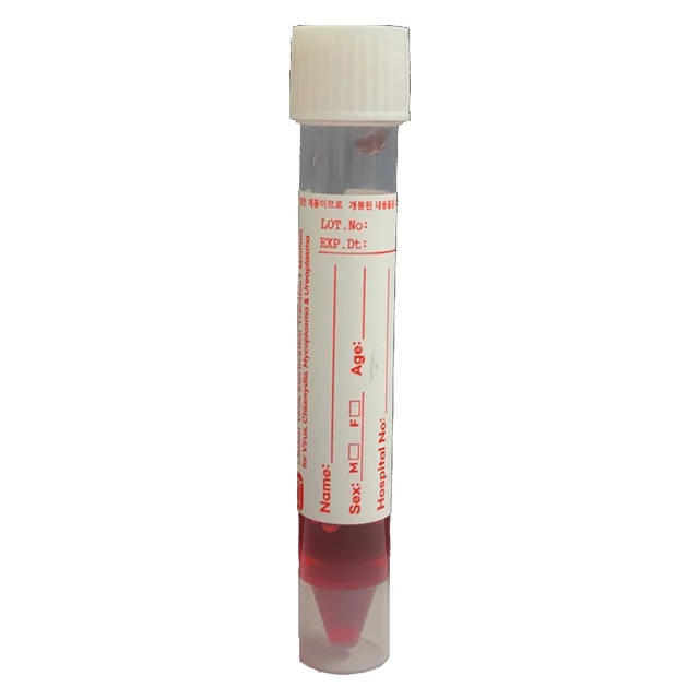 
Containing Virus CHLAMYDIA From collection site Virus Transport Medium sampling tube Made In Korea 