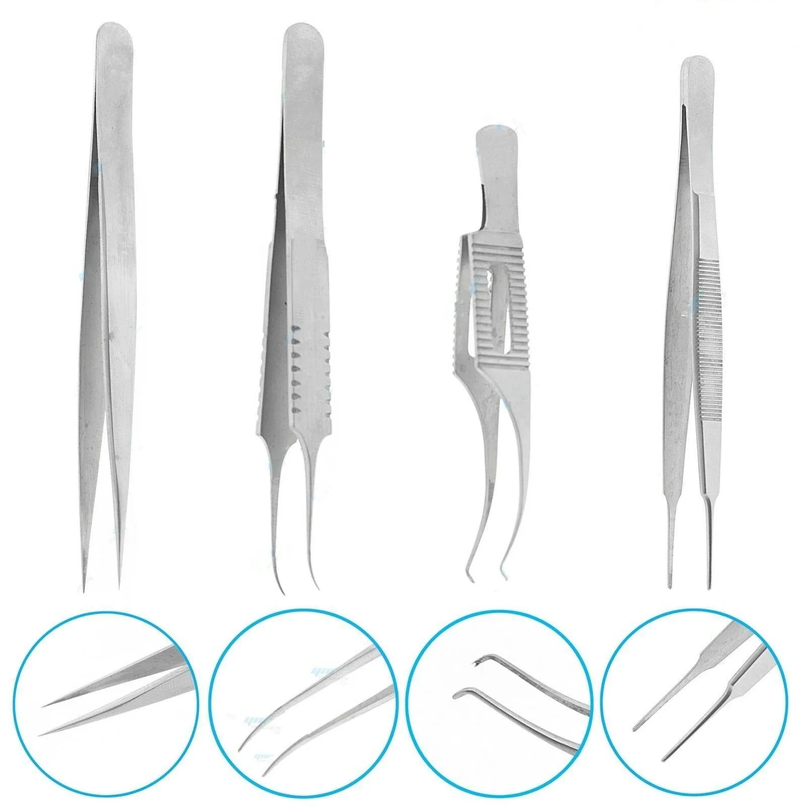 Ophthalmic Instruments Set Of 33 Pieces Ophthalmic Cataract Eye Micro Medical Surgery Stainless Steel CE Approved ISO