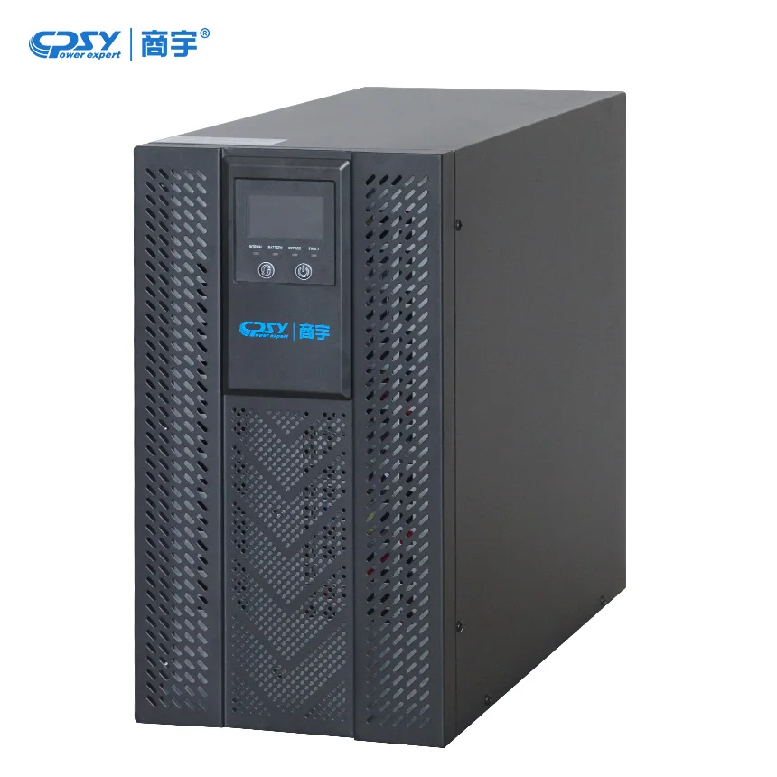 380V/220V 3-Phase  in single phase out ups 10KVA High Frequency Online UPS with 4 hours backup