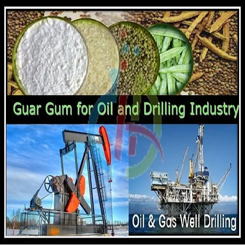 Oil drilling guar gum  Controls the flow of drilling mud