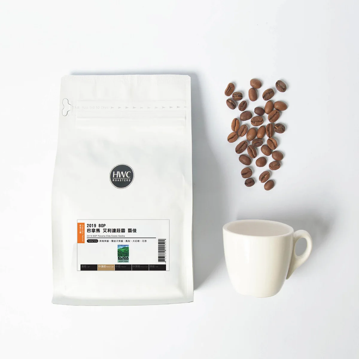 High Quality Anaerobic Natural 2019 BOP Panama Elida Estate Geisha Roasted Coffee Beans