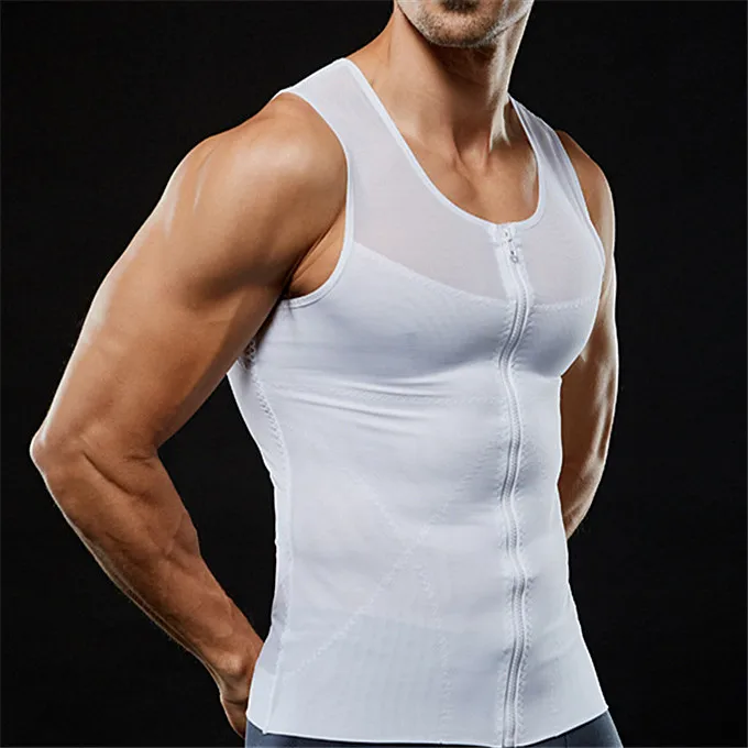 Manufacturer Polyester Spandex Fitness Zip Up Fashion Slim Fit Shirts For Men