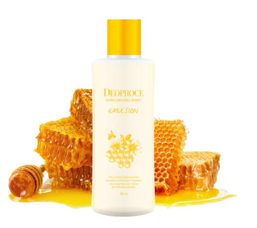 Private label OEM/ODM Moisturize Collagen Skin texture Vitamin-C Enrlched Honey Emulsion Made in korean cosmetics