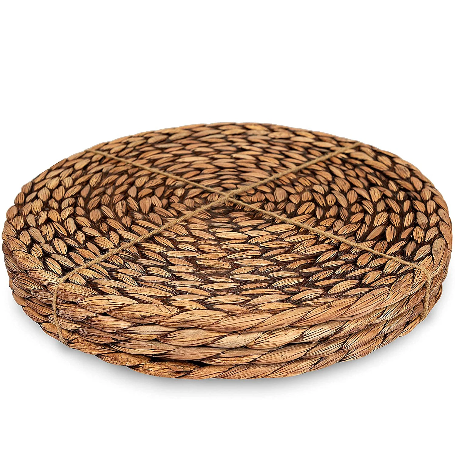 Placemats set of 4 for dining table with water hyacinth material / GK71