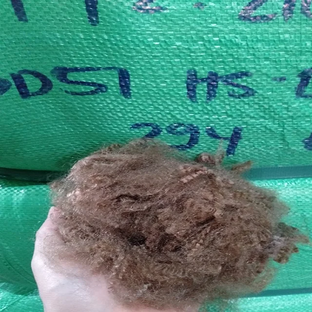 7D-15D HS Brown PSF Vikohasan Manufacturer and synthetic fiber and GRS recycled polyester fibre