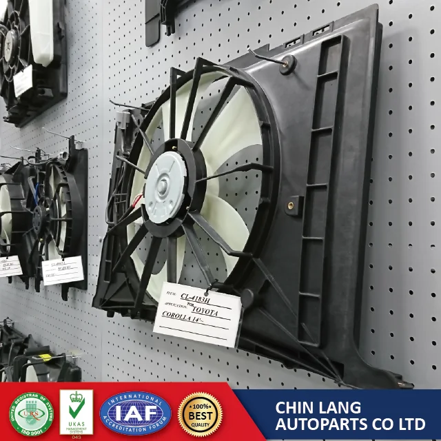 Auto Parts Manufacturer Radiator Auto Cooling Condenser Fan For TOYOTA VIOS ECHO YARIS VITZ 2000 2001 2002 2003 2004